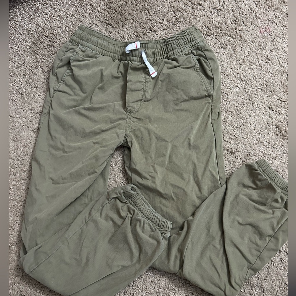 Hanna Andersson Kids Casual Olive Green Pants